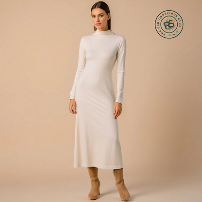 Sunset glow knit midi