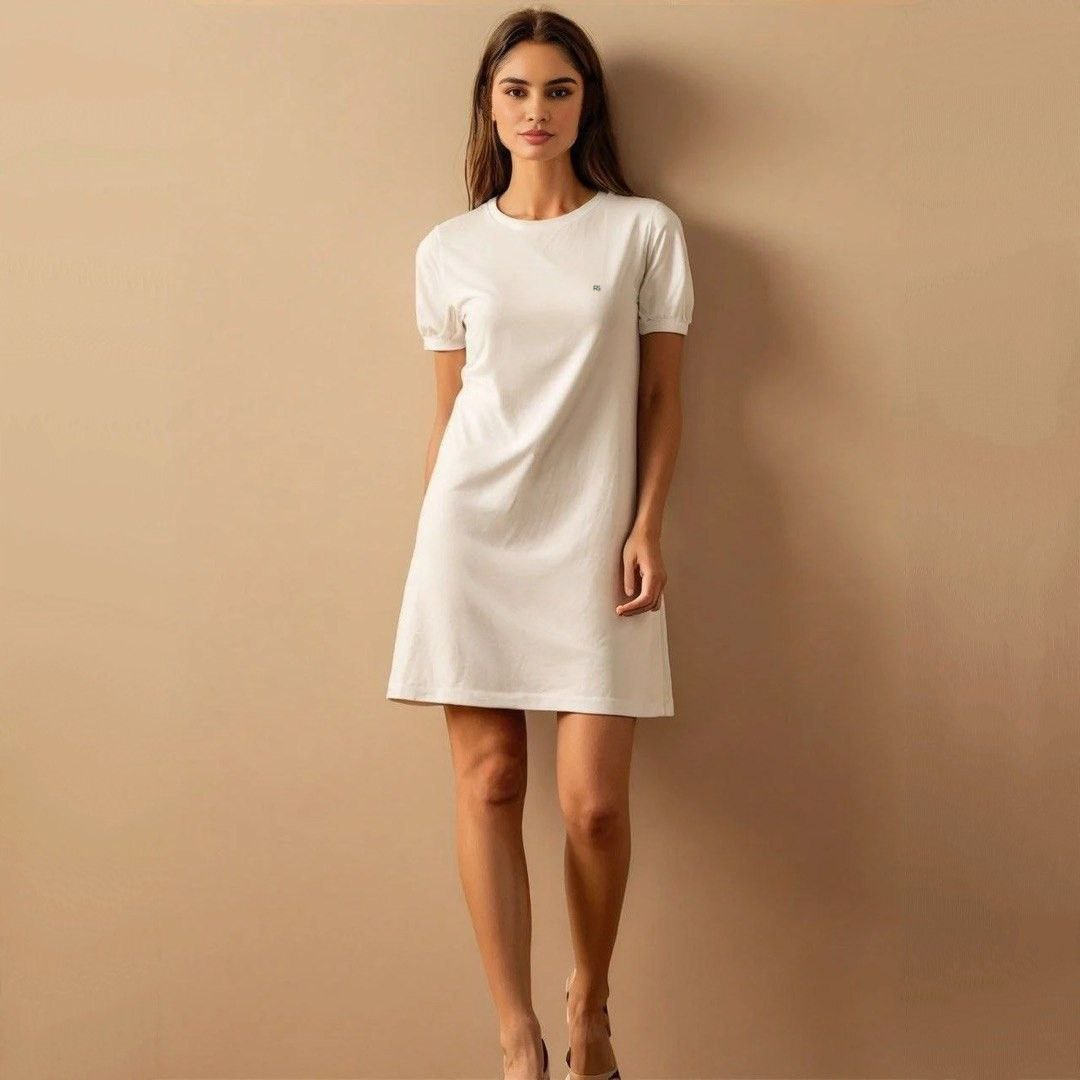 Morning dew knit short dress