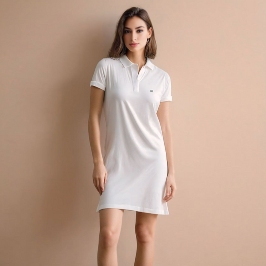 Sunlit path Polo Short dress