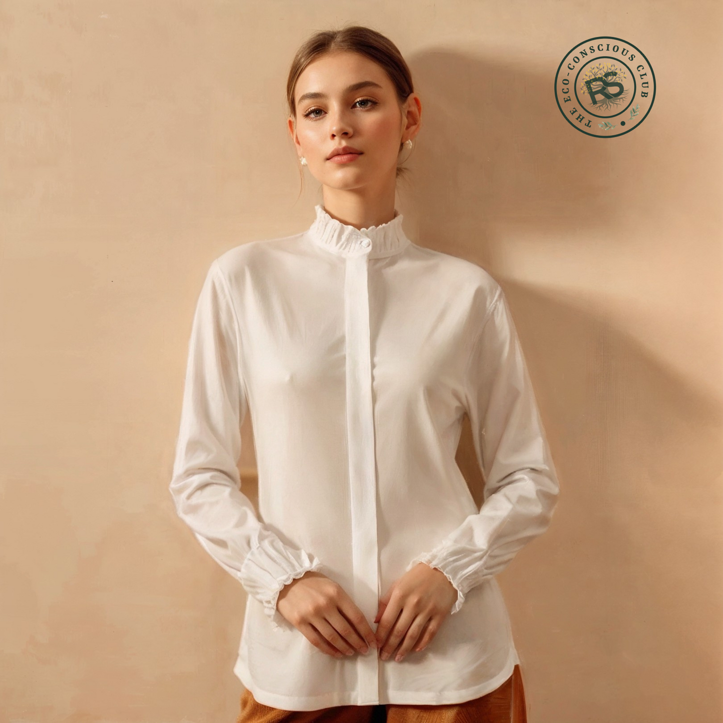 Gentle Mist Frill Shirt