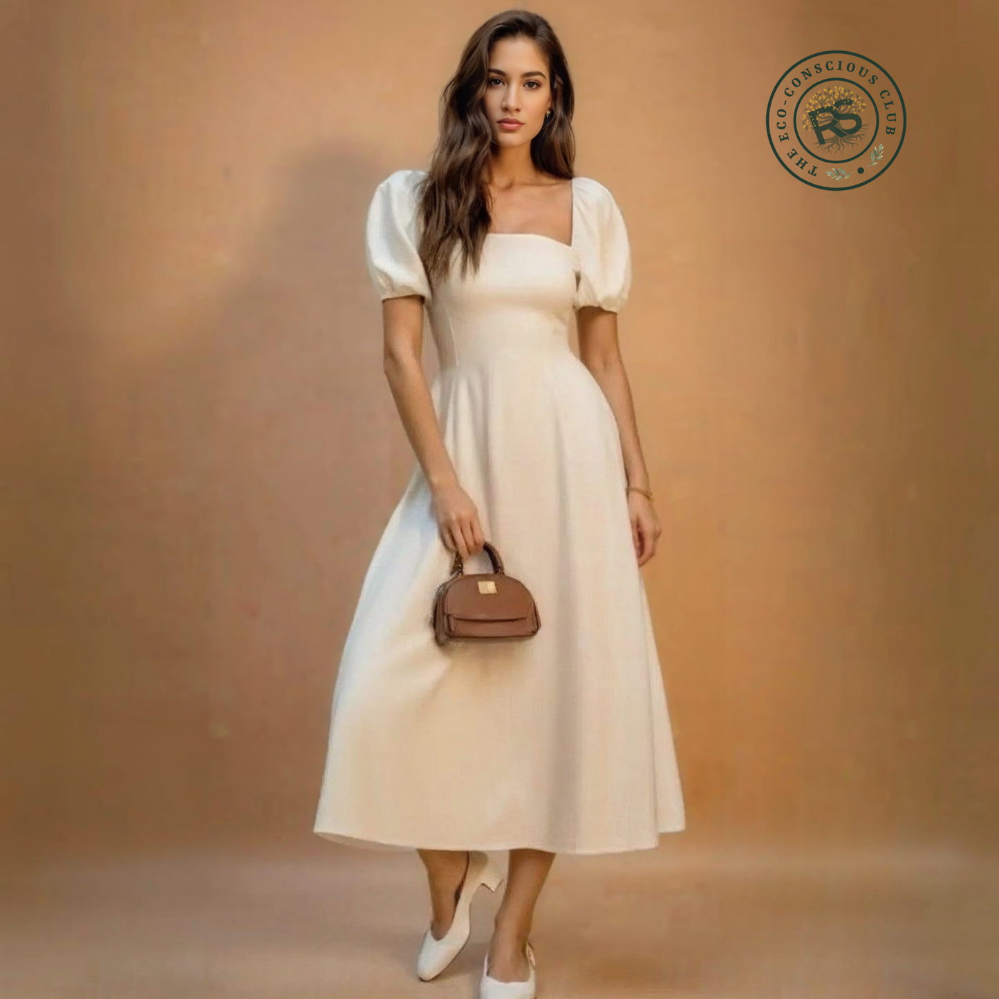 Calm horizon twill dress