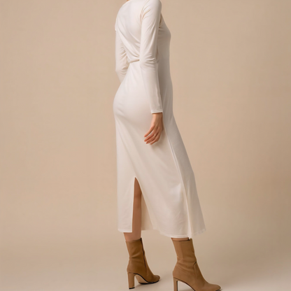 Sunset glow knit midi