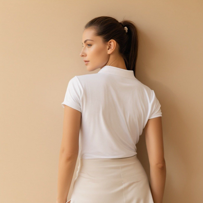 Spring stream short polo